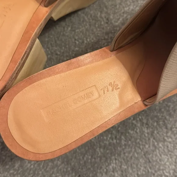 NWOT Rachel Comey Jibe Clog-leather platform slides/open toed mules - Picture 5 of 7